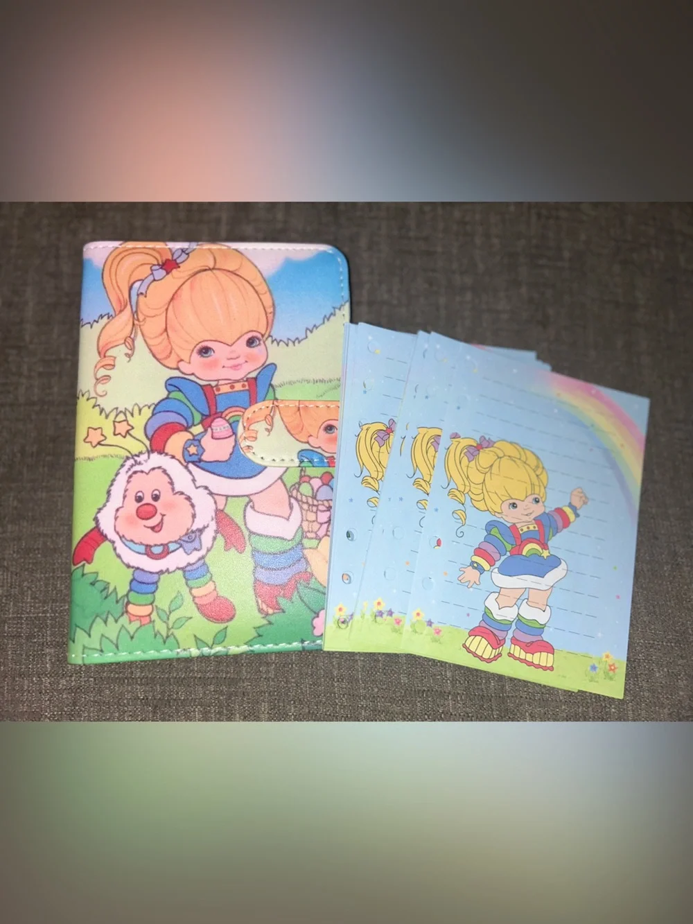 A6 Rainbow Brite Binder with Refill Paper